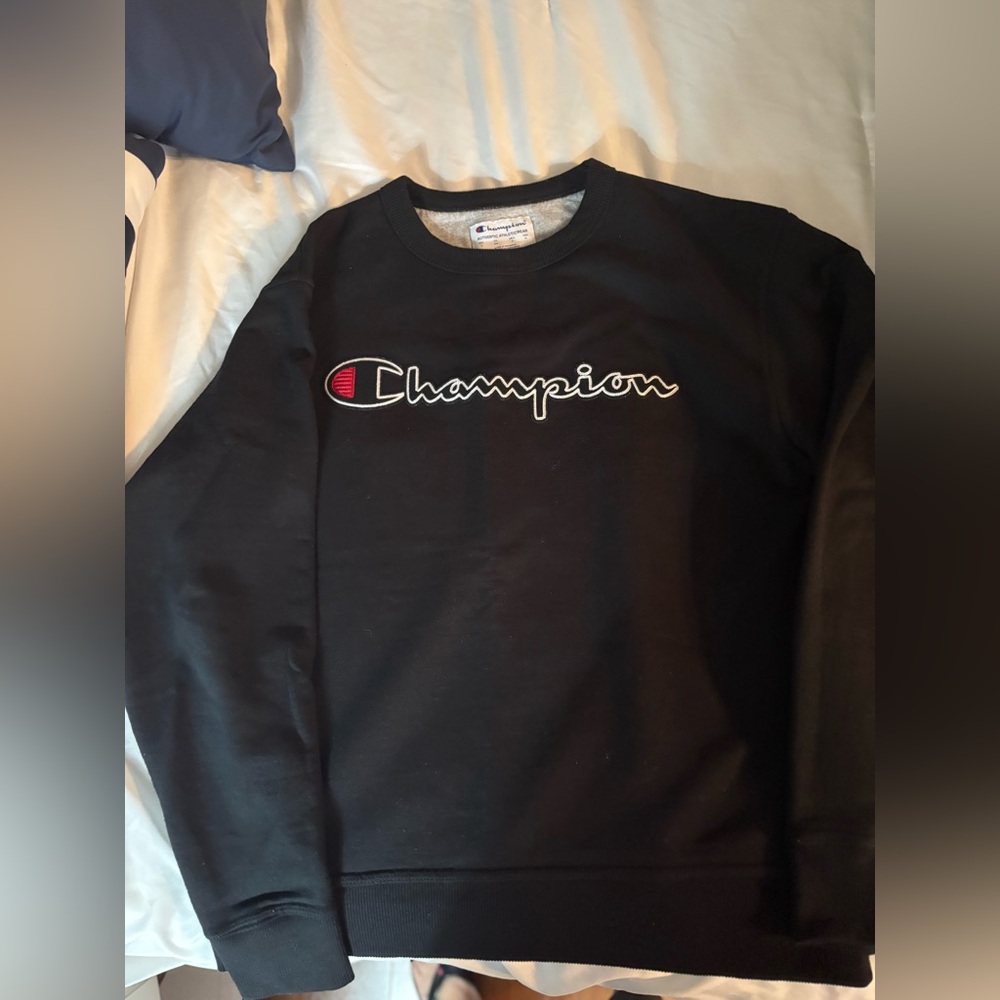 Champion Black unisex Sweatshirt
